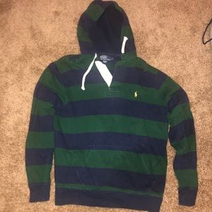 Polo rugby hoodie fleece inside